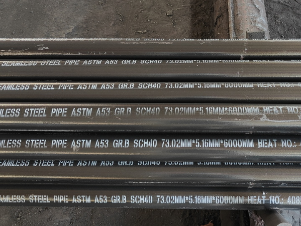 A53 GR.B SCH 40 Seamless pipe